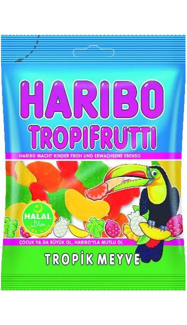 Grossiste Halal, vente de HELAL HARIBO CILEK 80 GR (bonbons fraise tagada)