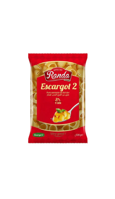 RANDA MAKARNA ESCARGOT 2 - 500 GR (pates)