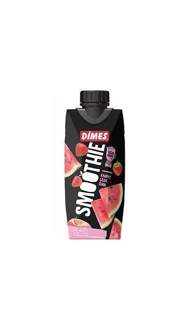 .DIMES SMOOTHIE PEMBE MEYVELER 12X310 ML (smoothie fruit rose)