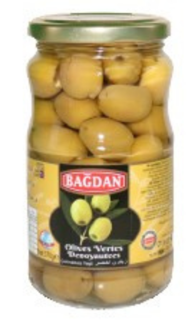 BAGDAN CEKIRDEKSIZ YESIL ZEYTIN 370CC (olives vertes dénoyautées)