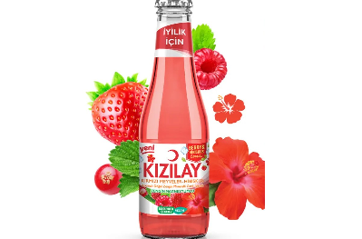 SODA KIRMIZI MEYVE HIBISKUS 200 ML X24 (eau gazeuse aux fruits rouges hibiscus)