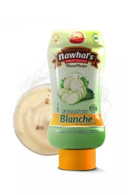 NAWHALS SAUCE BLANCHE CONCOMBRES 18x350ml