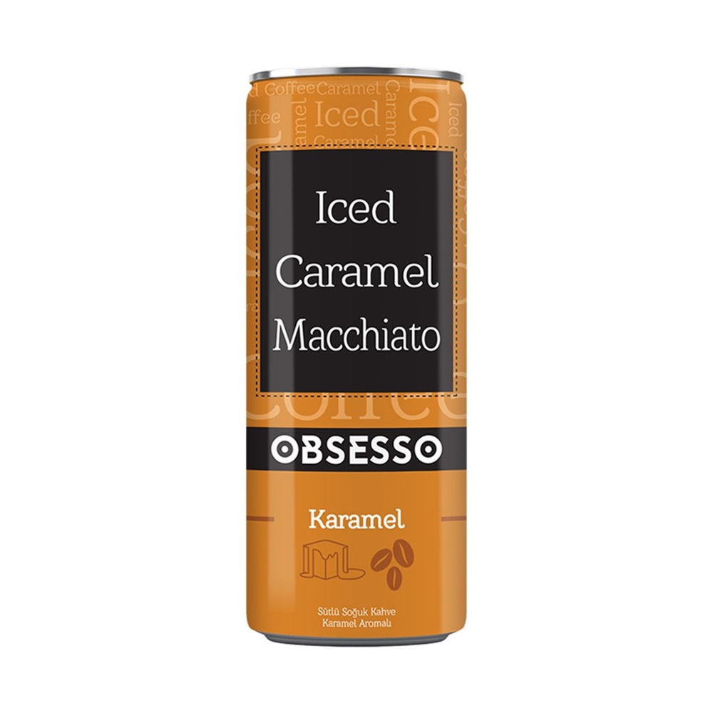 DIMES OBSESSO SOGUK KAHVE CARAMEL MACCHIATO TNK 250ml (café caramal macchiato)