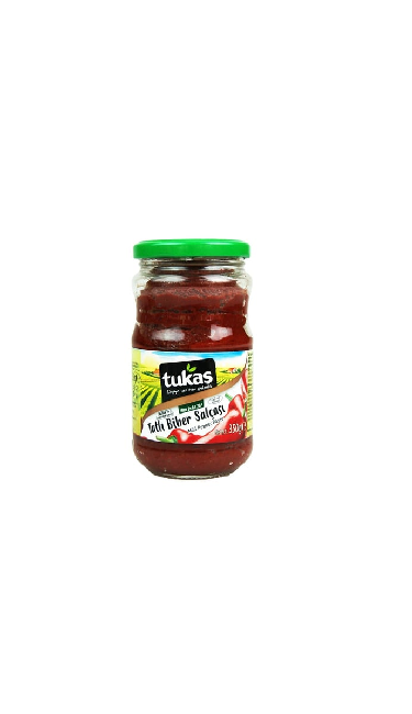 TUKAS BIBER SALCASI TATLI 370 CC 350 GR (double concentré piments doux)