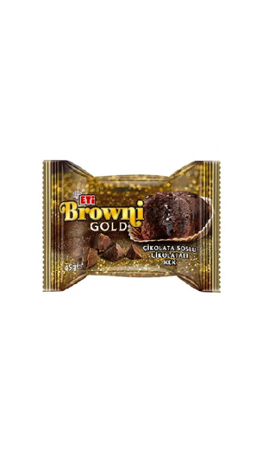 ETI BROWNI GOLD KAKAOLU 24X36GR (BROXNIE AU CHOCOLAT AU COEUR FONDANT)
