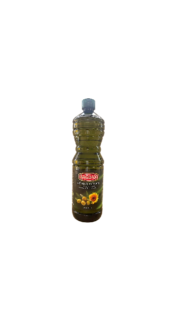 BAGDAN HUILE MELANGE PREMIUM 15X1 L (Huile de Tournesol %80 + Huile de D'Olive Extra Vierge %20)