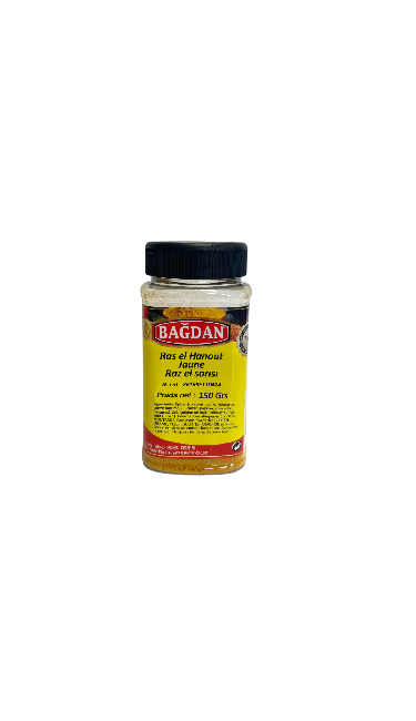 BAGDAN PET RAS EL HANOUT JAUNE 12x150GR