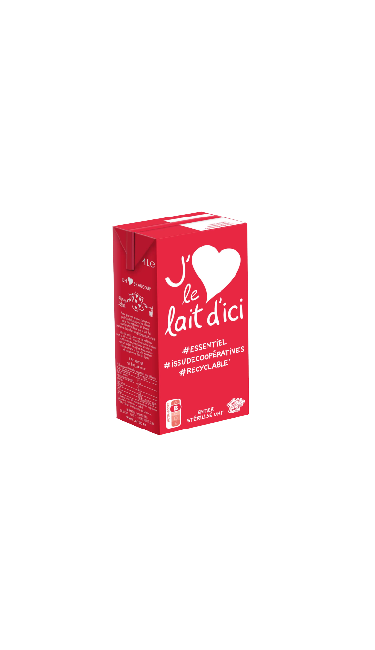LAIT D'ICI ENTIER 6x1LT