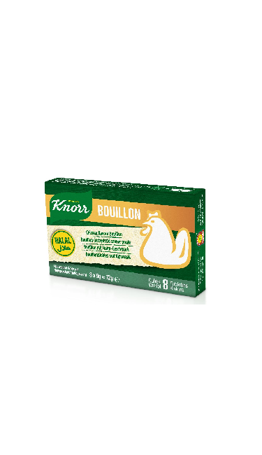KNORR CUBES POULET HALAL 8X9G