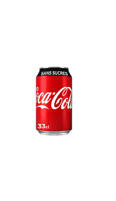 COCA COLA ZERO 330 ML CANETTE