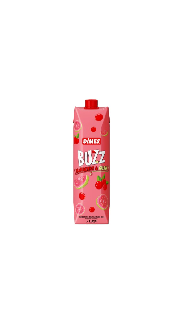 DIMES BUZZ  KIZILCIK GUAVA 1LT (jus cranberry et goyave )