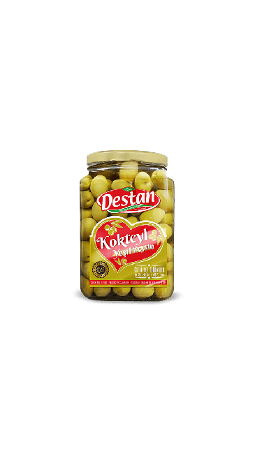 DESTAN YESIL ZEYTIN KOKTEYL CAM 6X900GR (olives vertes cocktail)