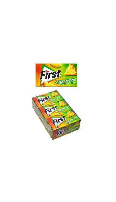 FIRST SAKIZ TROPIKAL 27g x 12 (chewing-gum gout tropical)