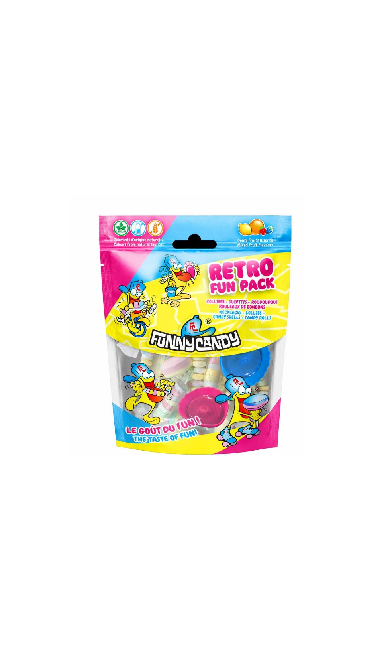 FUNNYCANDY RETRO FUN PACK 16X131.5GR (BONBONS MIX)