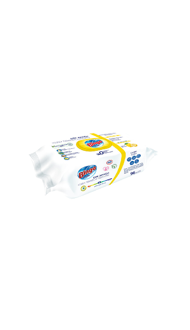 BINGO YUZEY TEMIZLIK HAVLUSU LIMON 12X96PCS (lingette nettoyant Multi-Usages- citron)