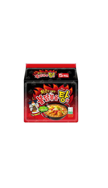 BULDAK RAMEN STEWTYPE POULET PIQUANT BRAISE SAMYANG 5X145GR