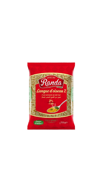 RANDA MAKARNA  LANGUE D'OISEAUX 2- 40x250 GR (pates)