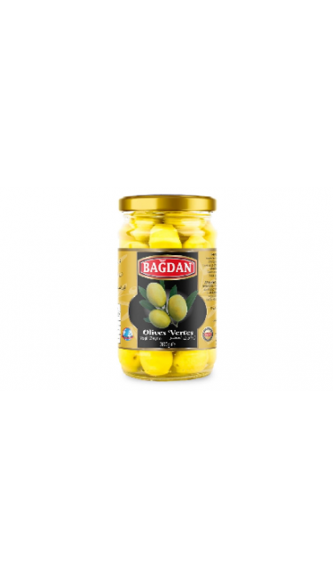 BAGDAN YESIL ZEYTIN 12x320CC (olives vertes)