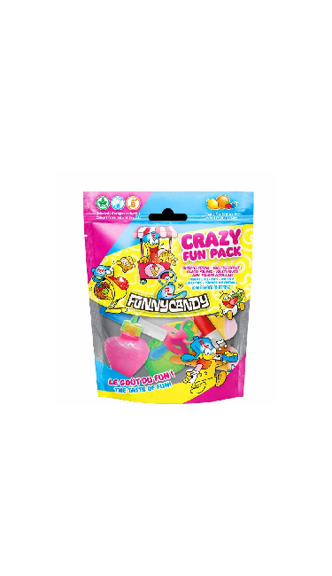 FUNNYCANDY CRAZY FUN PACK 16X69GR (BONBONS MIX)