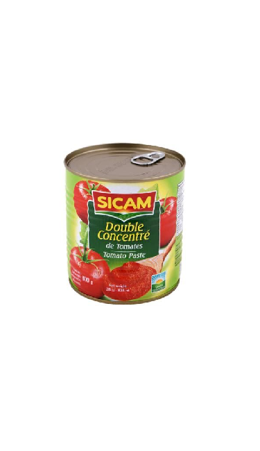 SICAM DOMATES SALCASI  830gr 4/4 (double concentré de tomates)