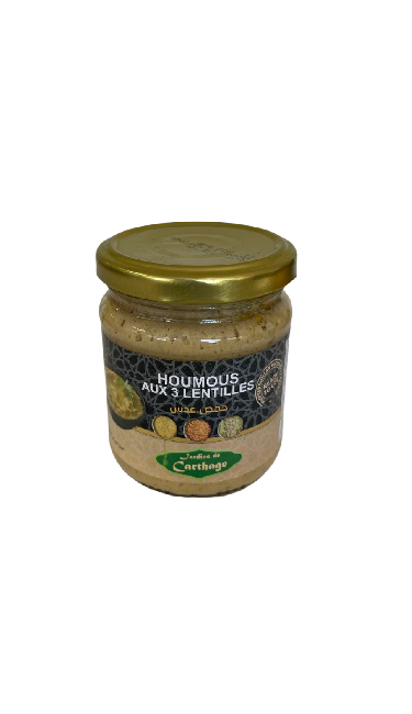 JDC HUMUS 3 MERCIMEK 12X200GR (houmous 3 lentilles)