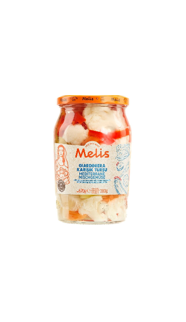 MELIS KARISIK AKDENIZ TIPI 12X720ML (mélange légume au vinaigre façon méditerranéen)