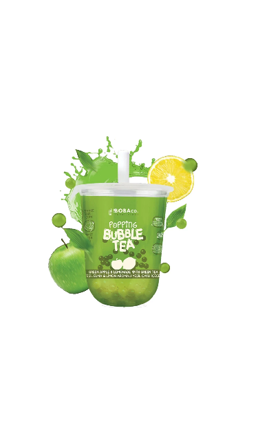 POPPING BUBBLE TEA 12x33CL POMME CITRON
