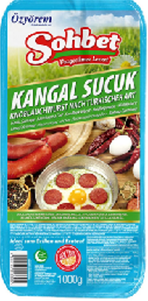 SOHBET KANGAL SUCUK 1 KG  (saucisson turc)