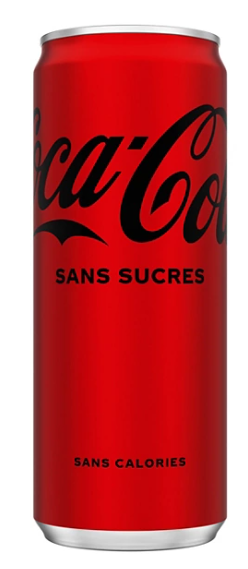 COCA COLA ZERO 330 ML CANETTE