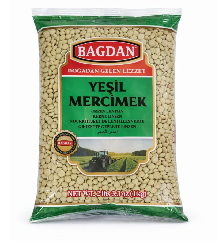 BAGDAN YESIL MERCIMEK ( YERLI ) 12x1000gr (Lentilles vertes)